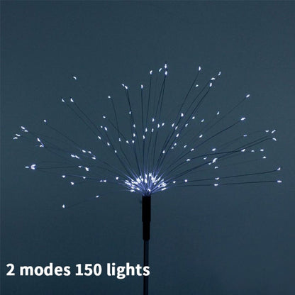 Solar LED Starry Light 2 Modes Christmas Lawn Firework Light