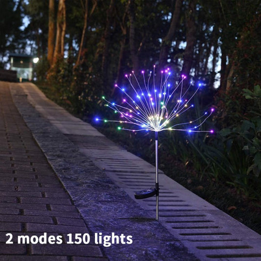 Solar LED Starry Light 2 Modes Christmas Lawn Firework Light