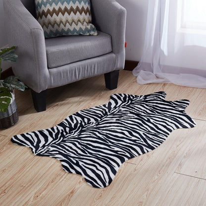 Floor Mat Bedroom Carpet Faux Fur Cow/Leopard/Zebra Rug