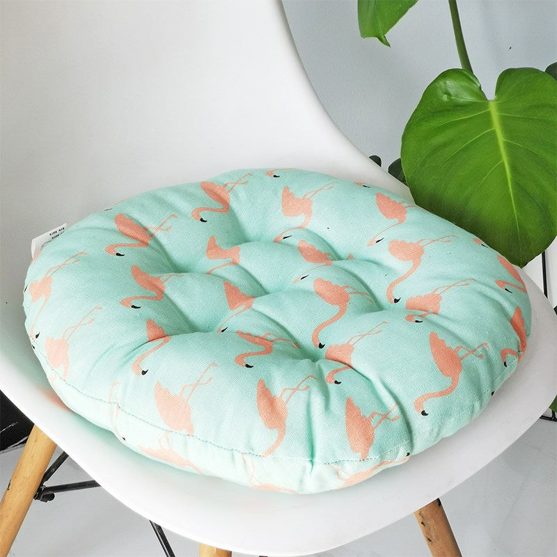 40*40cm Round Chair Pad Soft Seat Pad Thicken Tatami Seat Cushion Mat for Home Office