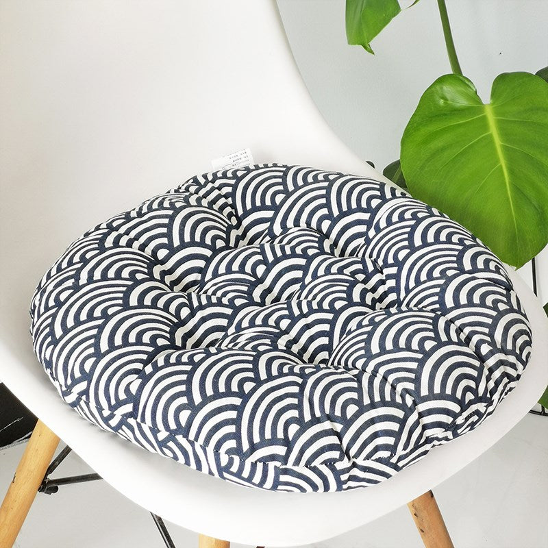 40*40cm Round Chair Pad Soft Seat Pad Thicken Tatami Seat Cushion Mat for Home Office