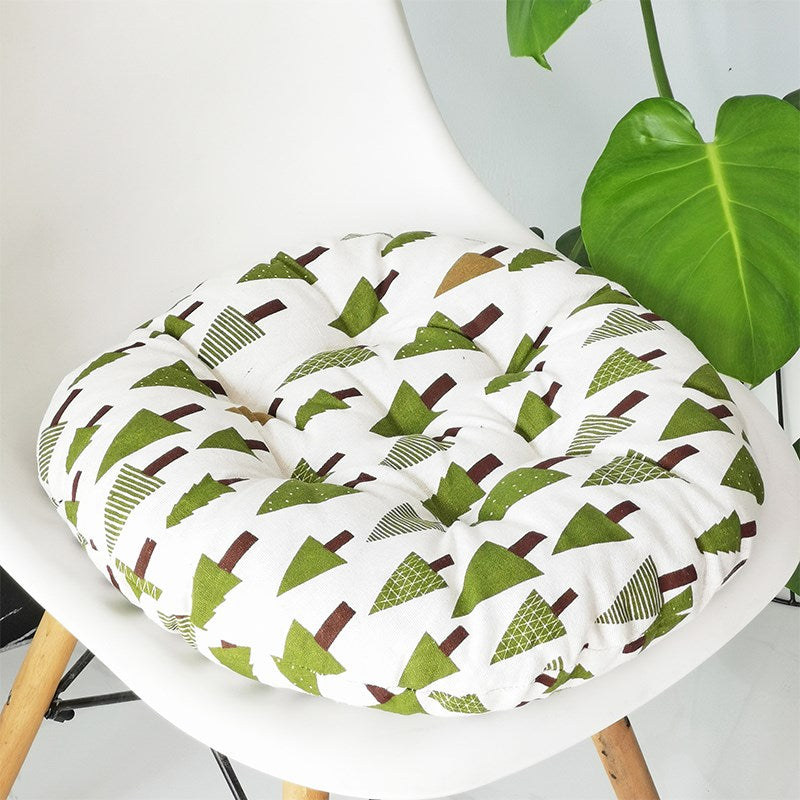 40*40cm Round Chair Pad Soft Seat Pad Thicken Tatami Seat Cushion Mat for Home Office