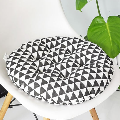 40*40cm Round Chair Pad Soft Seat Pad Thicken Tatami Seat Cushion Mat for Home Office