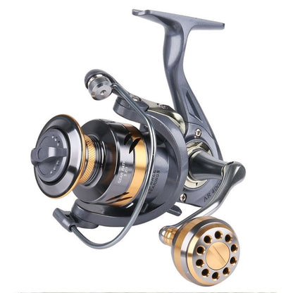 Fishing Reel 2BB 30kg Max Drag Power Metal Double Spool High Speed 5.2:1 Spinning Reel