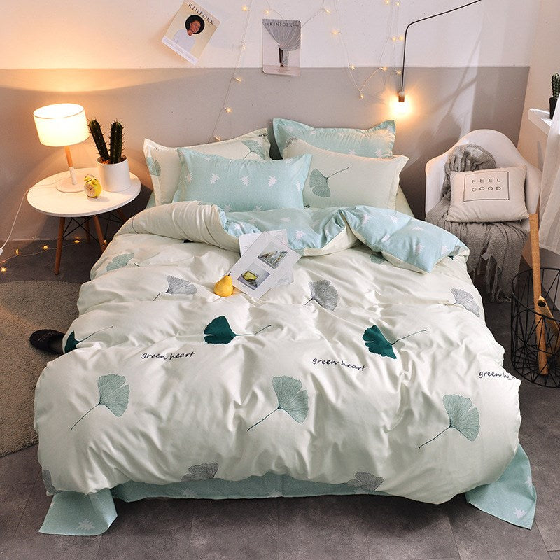 Plant Series Bed Linens Duvet Cover Set with Pillowcase