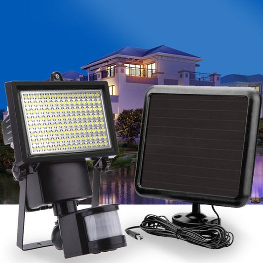 120-LED Solar Lamp Wall Light Motion Sensor Light for Garden Patio Yard Deck