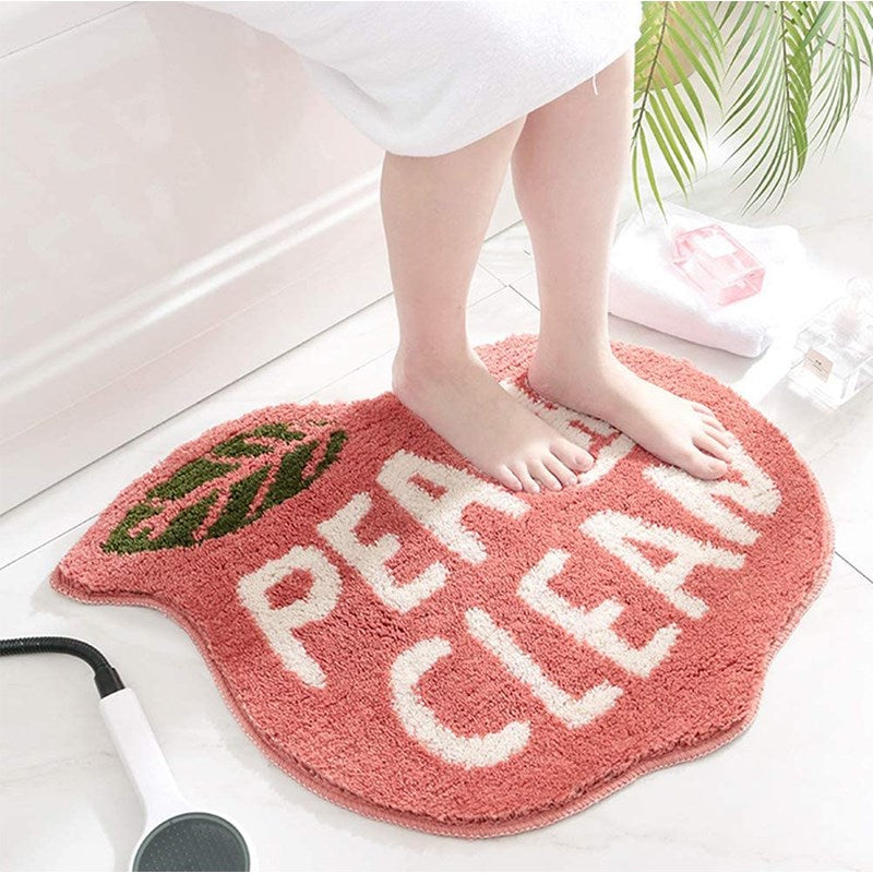 Non-slip Bath Mat Soft Cute Shaped Bath Rug Bathroom Carpet