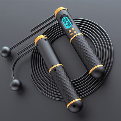 2 in 1 Cordless Skipping Rope Intelligent Counting Non-slip Handle Jumping Rope for Gym Sports Fitness