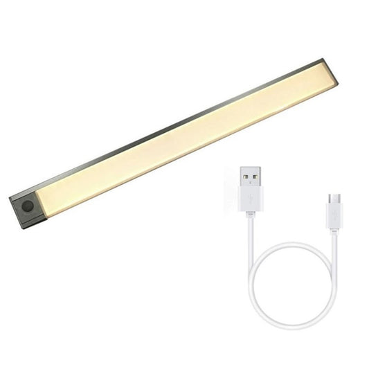 Under Cabinet Light 40cm LED Motion Sensor Light Under Counter Closet Lighting USB Rechargeable Battery