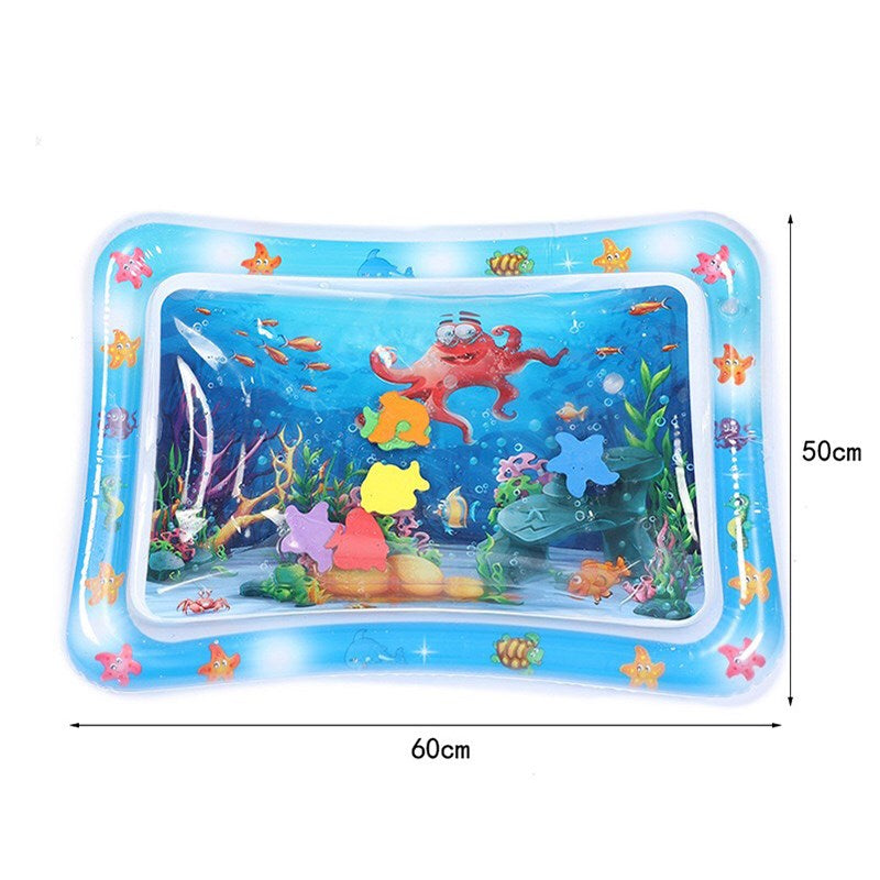 Tummy Time Baby Water Mat Infant Toy Inflatable Play Mat