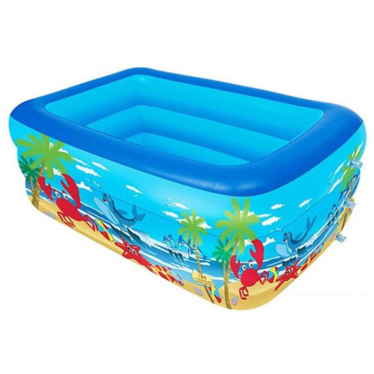 Inflatable Baby Swimming Pool Children Pump Pool Kiddie Paddling Pool