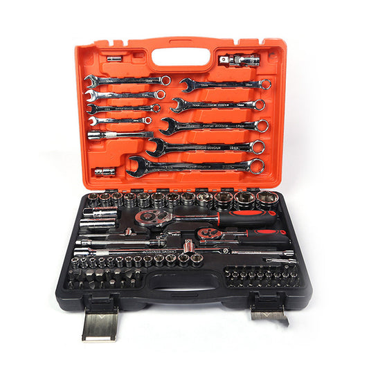 82Pcs Car Repair Tool Box Set Torx Wrench Tool Box Set Wrench Tools Kits