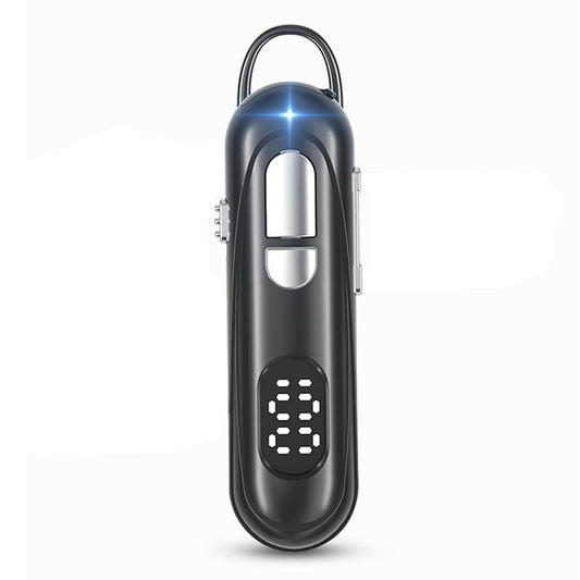 LCD Display Bluetooth Earpiece with Mic Wireless Earbud Headphones with 30 Hours Noise-Canceling Car Headset 