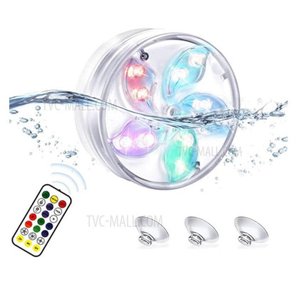 Submersible LED Lights with RF Remote IP68 Waterproof Pond Lights, Color Changing Underwater Light 