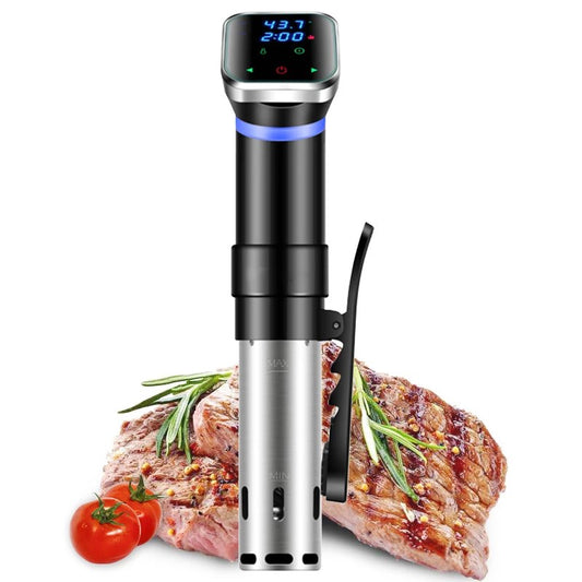 1100W Vacuum Food Sous Immersion Cooker Circulator Accurate Cooking with LED Display [FDA Certificated], EU Plug