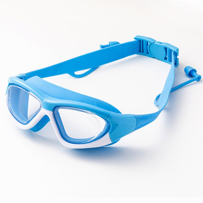 Kids Swimming Goggles Child Swim Glasses Anti Fog Soft Silicone Frame for Ages 3-14 Boys Girls