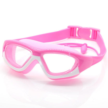 Kids Swimming Goggles Child Swim Glasses Anti Fog Soft Silicone Frame for Ages 3-14 Boys Girls