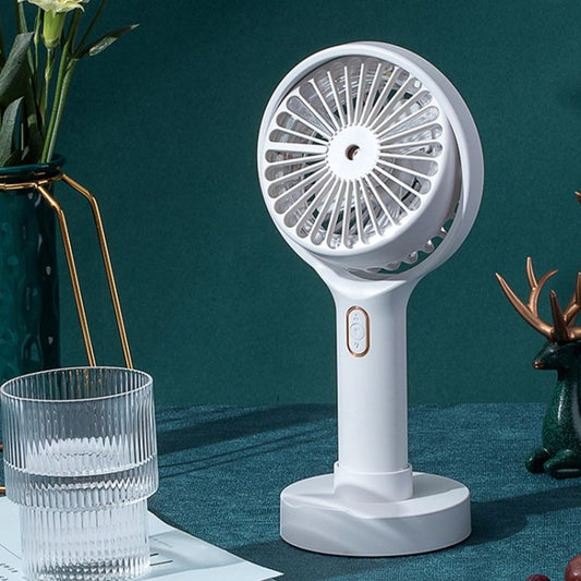 RYF-023 Handheld Misting Fan Rechargeable Mister Fan with Nightlight