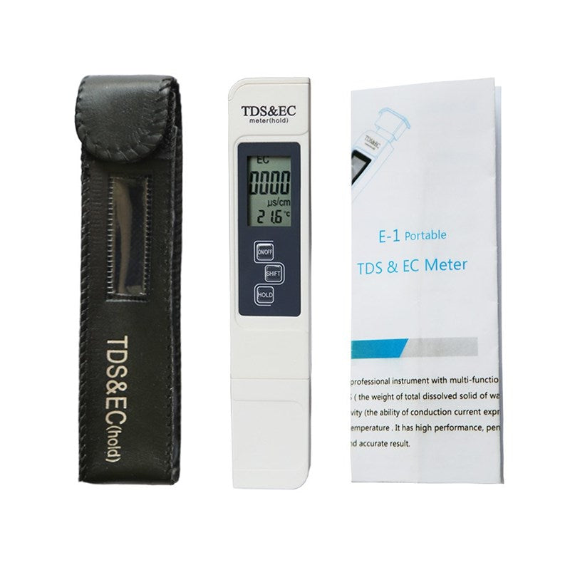 TDS-A1 3 in 1 Digital Water Tester EC TDS Meter Temperature Meter for Drinking Water Aquarium