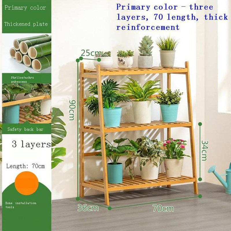 Wood Plant Stand Indoor Plant Shelf Flower Pot Stand Display Rack Holder