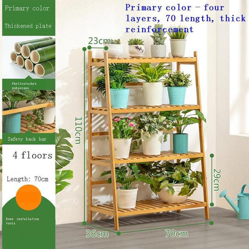 Wood Plant Stand Indoor Plant Shelf Flower Pot Stand Display Rack Holder