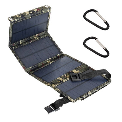 20W Foldable Solar Panel Portable Power Station Generator USB Charger