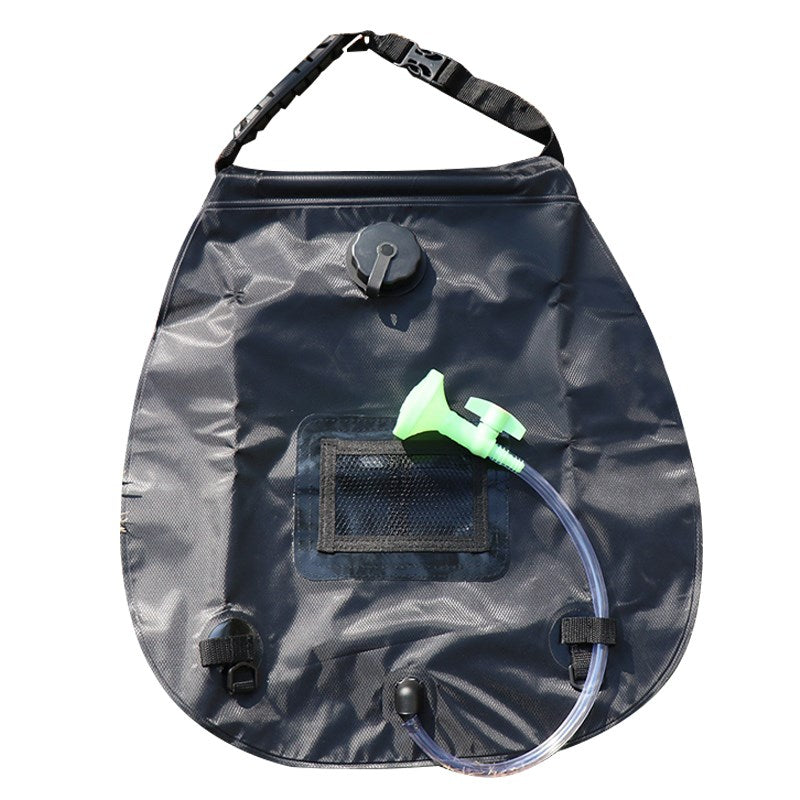 20L Solar Shower Bag with Removable Hose and On-Off Switchable Shower Head for Camping Beach Hiking