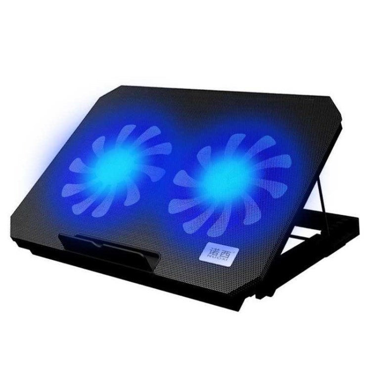 N99 Laptop Cooling Pad with Blue LED Light Notebook Cooler for 14-15.6 inch