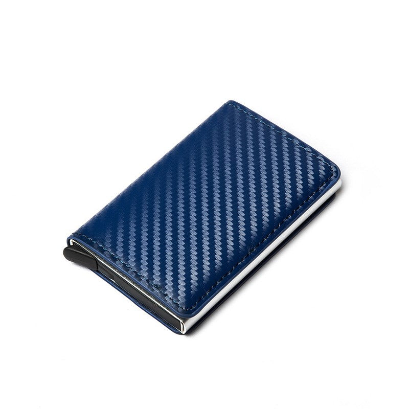 Anti-magnetic Wallet RFID Blocking Pocket Money Clip Carbon Fiber Card Holder