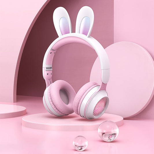 Wireless Kids Headphones with Noise-canceling Mic TF Card Music Player HiFi Stereo Bluetooth 5.0 Children Headset