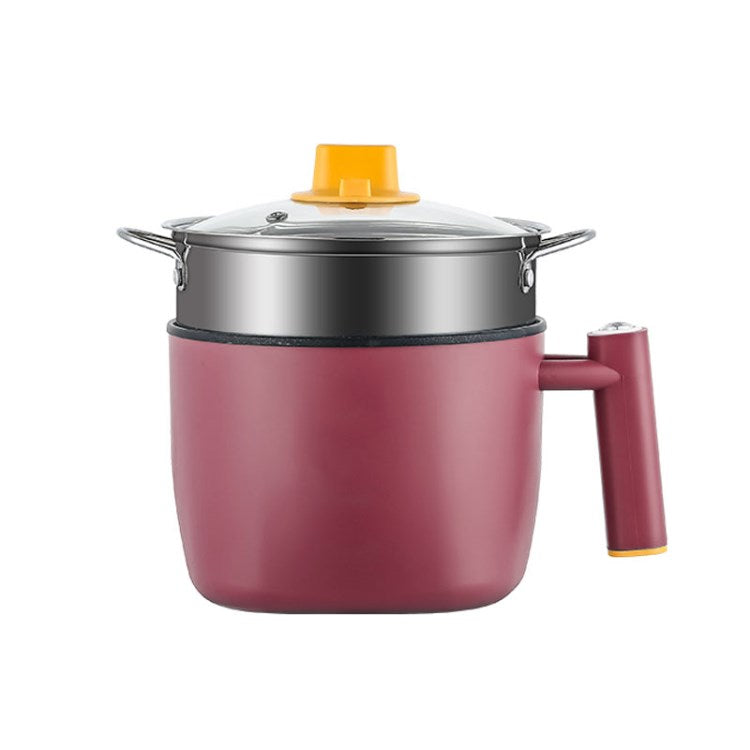 1.8L Mini Rice Cooker Portable Steamer Fast Cooking Small for Cooking Soup Rice Stews Oatmeal