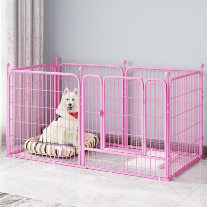 Pet Dog Fence Foldable Dog Gate Pet Exercise Playpen