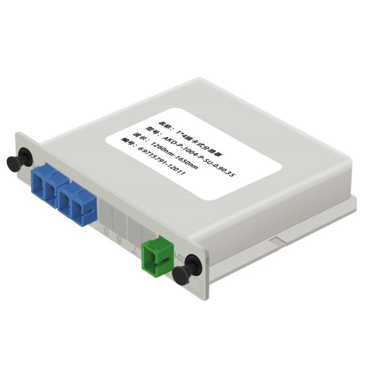 1*2 / 1*4 SC UPC Optical Fiber Splitter Cassette Box Network Internet Connector