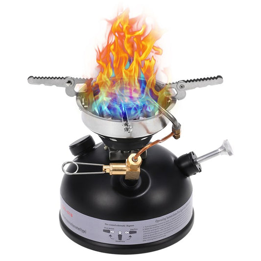 LSO-618 Portable Camping Gas Cooker Stove Fuel Alcohol Oil Burner Stove Cookware