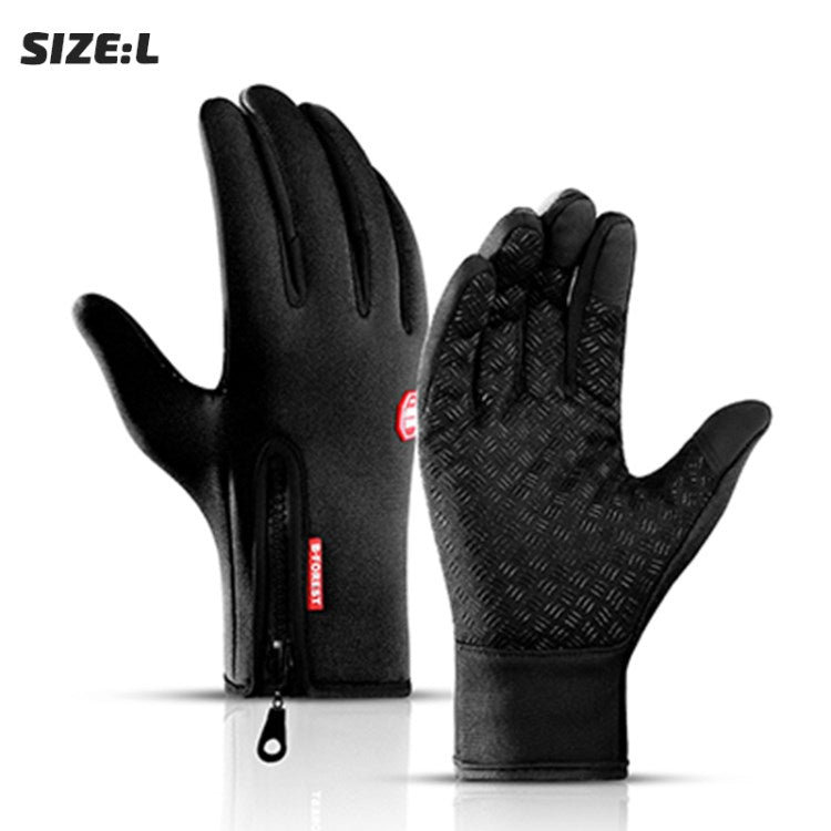 KYNCILOR Outdoor Climbing Skiing Cycling Touch Screen Winter Warm Gloves Windproof Waterproof Full Finger Gloves