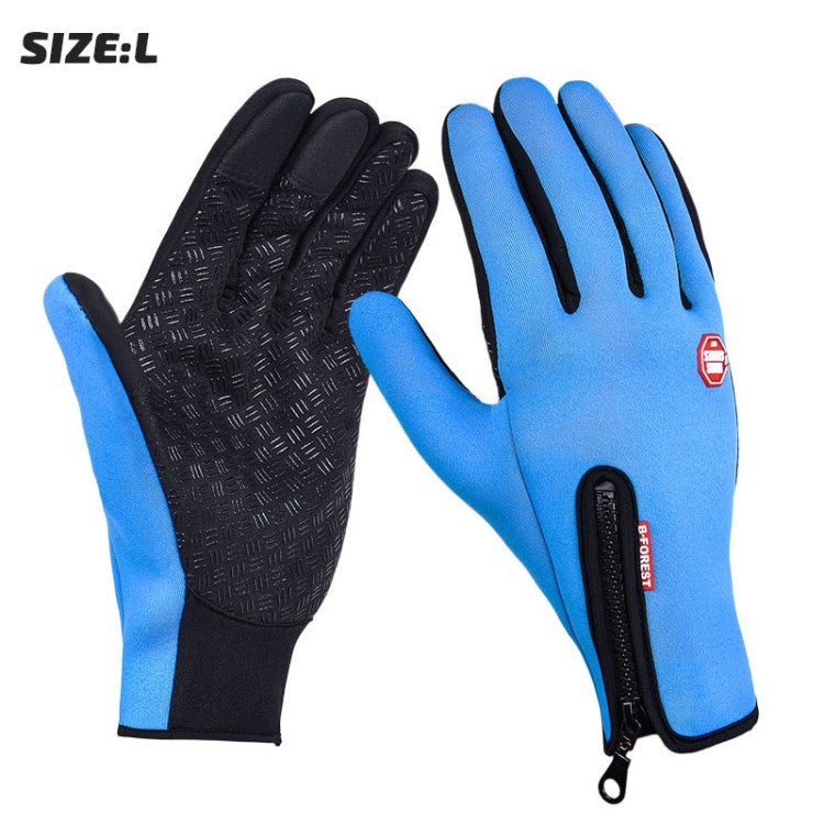 KYNCILOR Outdoor Climbing Skiing Cycling Touch Screen Winter Warm Gloves Windproof Waterproof Full Finger Gloves