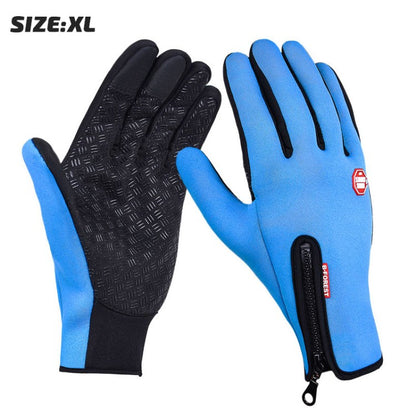 KYNCILOR Outdoor Climbing Skiing Cycling Touch Screen Winter Warm Gloves Windproof Waterproof Full Finger Gloves