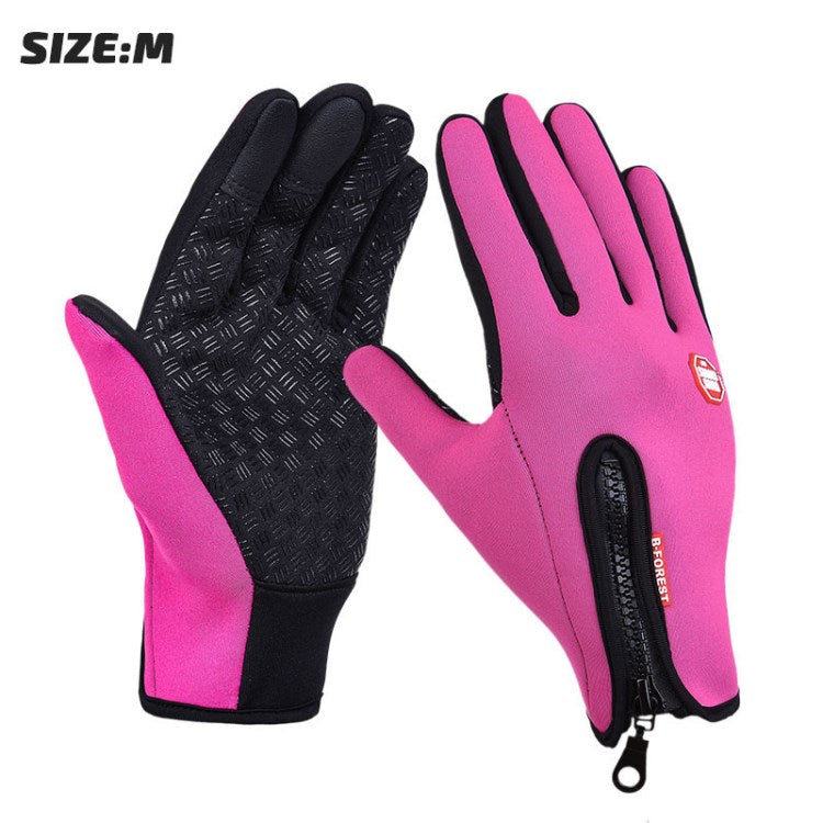 KYNCILOR Outdoor Climbing Skiing Cycling Touch Screen Winter Warm Gloves Windproof Waterproof Full Finger Gloves