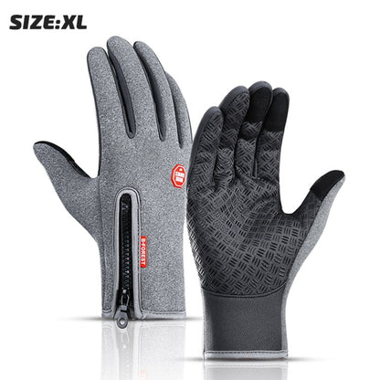 KYNCILOR Outdoor Climbing Skiing Cycling Touch Screen Winter Warm Gloves Windproof Waterproof Full Finger Gloves