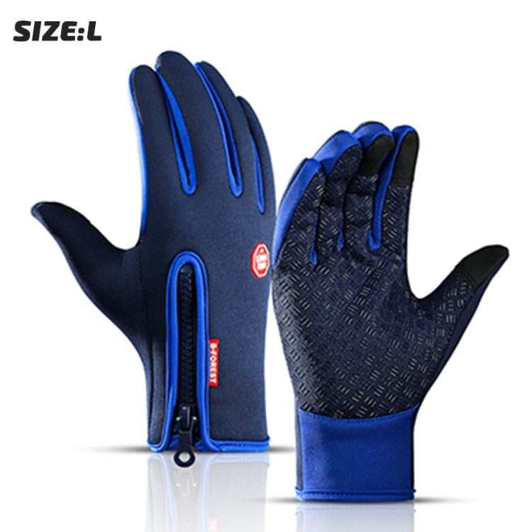 KYNCILOR Outdoor Climbing Skiing Cycling Touch Screen Winter Warm Gloves Windproof Waterproof Full Finger Gloves