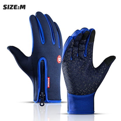 KYNCILOR Outdoor Climbing Skiing Cycling Touch Screen Winter Warm Gloves Windproof Waterproof Full Finger Gloves