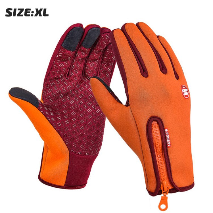 KYNCILOR Outdoor Climbing Skiing Cycling Touch Screen Winter Warm Gloves Windproof Waterproof Full Finger Gloves