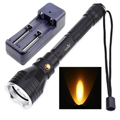 YUPARD L2 1200LM 10W Super Bright Flashlight Underwater 100m Torch Lamp for Fishing Camping