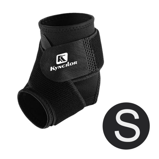 KYNCILOR AB024 Ankle Sleeve Breathable Ankle Brace for Sprained Ankle Running Basketball - Black/S/35