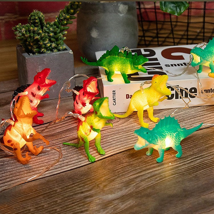 2m 10-LED Cute Dinosaur String Light for Children Gift Bedroom Nursery Birthday Party Decor