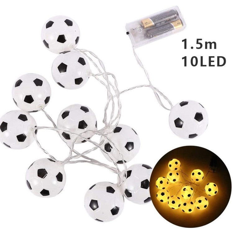 Creative Fairy Wire Lights Football Soccer Ball String Light for Festival Bar KTV Decor