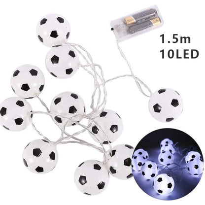 Creative Fairy Wire Lights Football Soccer Ball String Light for Festival Bar KTV Decor