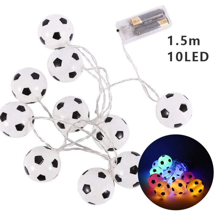 Creative Fairy Wire Lights Football Soccer Ball String Light for Festival Bar KTV Decor