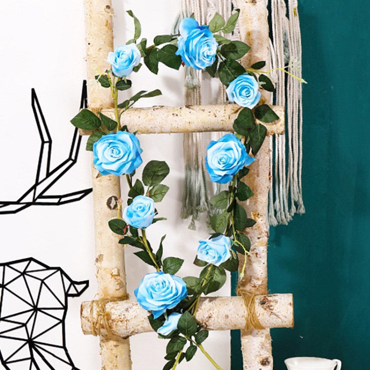 1.8m Artificial Flower Garland Decorative Wall Hanging Plant for Wedding Arch Door Party Decor