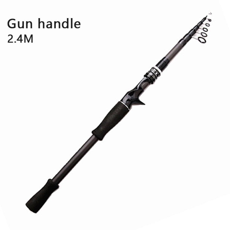 1.6/1.8/2.1/2.4m Ultra-light Non-slip Telescopic Spinning Casting Fishing Rod